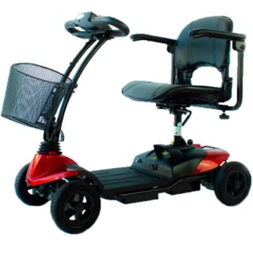 Mobiclinic Scooter Movilidad Reducida - Auton. 10 Km - 4 Ruedas - Compacto YDesmontable - 12Ah - 250W - Virgo - Mobiclinic