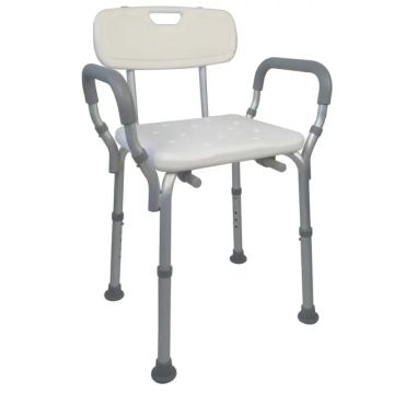 Mobiclinic Silla De Baño Con Altura Regulable Y Respaldo Modelo 2