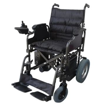 Mobiclinic Silla De Ruedas Eléctrica Plegable - Auton. 20 Km - 20Ah - Motor -Acero - Negro - Cenit