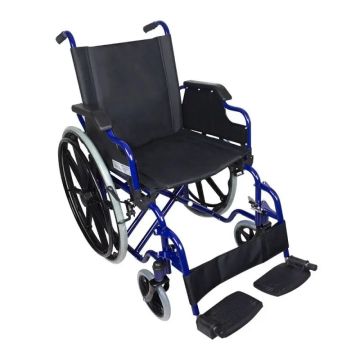Mobiclinic Silla De Ruedas Para Ancianos Plegable Negro-Azul