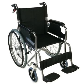 Mobiclinic Silla De Ruedas Plegable Con Frenos Reposabrazos Y Reprosapiés