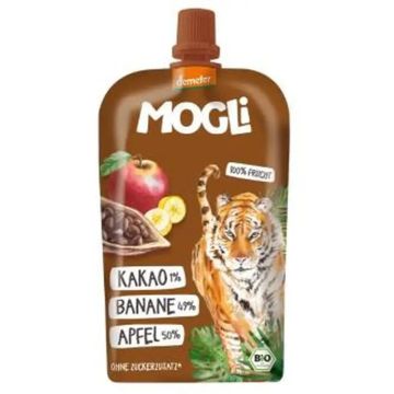 Mogli Smoothie Manzana Platano Cacao, 120 gr Demet