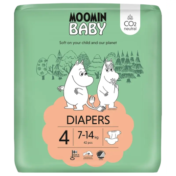 Moomin Baby Pañales Talla 4 , 42 unidades