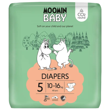 Moomin Baby Pañales Talla 5 , 40 unidades