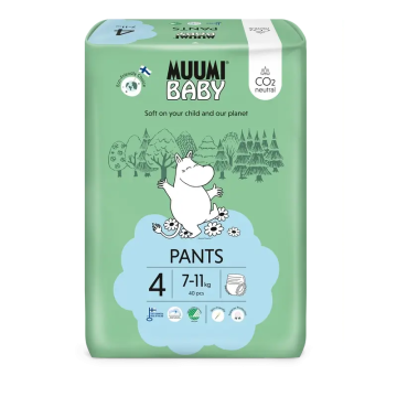Moomin Baby Pañales de entrenamiento Talla 4 , 40 unidades