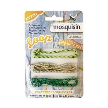 Mosquisin Pulsera Loop Tobillera , 3 unidades