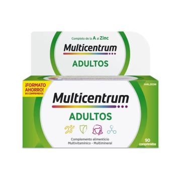Multicentrum Complemento Alimenticio multivitamínico para adultos, 90comprimidos