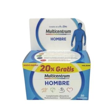 Multicentrum Hombre 20% Descuento , 30 comprimidos