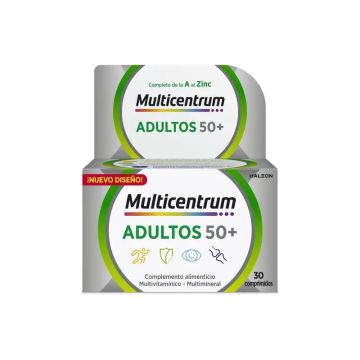 Multicentrum Select 50+ Complemento alimenticio multivitamínico para adultos50+, 30 comprimidos
