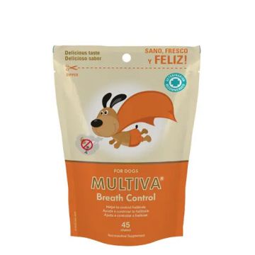 Vetnova Multiva Breath Control, 45 Chews, snack para perros