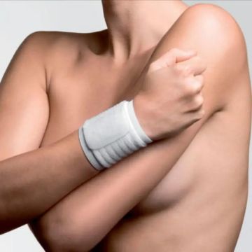 Farmalastic Muñequera Velcro, Talla Grande Blanca