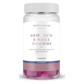 Myvitamins Hair Skin And Nails Gummies Blueberry  60 gummies
