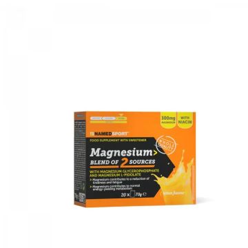Named Sport Vitaminas Y Minerales Magnesium Blend Of 2 Sources , 1 caja de 20sobres