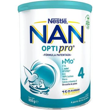 Nestlé Nan Optipro 4 Leche de Crecimiento, 800 gr