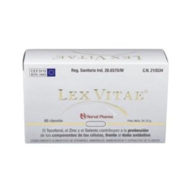 Narval Pharma S.A. Lex Vitae (Uso Interno) Blister 60 Cápsulas
