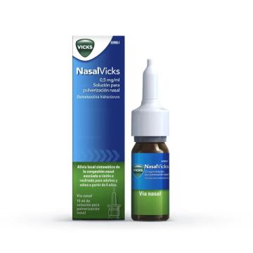 Nasalvicks 0.5 mg/ml Nebulizador Nasal, 15 ml