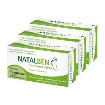 Natalben Preconceptivo, 3x30 Cápsulas