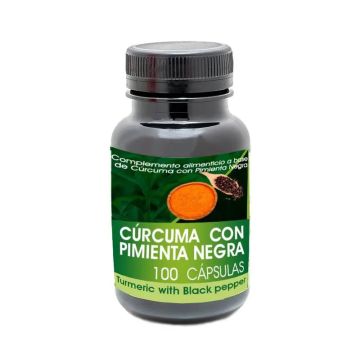 Natura Premium Capsulas Curcuma Con Pimienta Negra  100 unidades