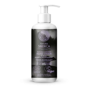 Natura Siberica Crema De Manos Sos Reparación Y Nutrición, 250 Ml