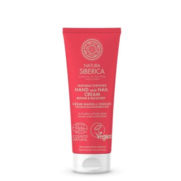 Natura Siberica Crema De Manos Y Uñas Reparación Y Recuperación, 75 Ml