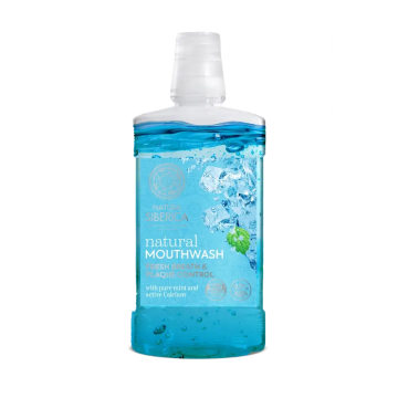 Natura Siberica Enjuague Bucal Natural Con Menta Y Calcio