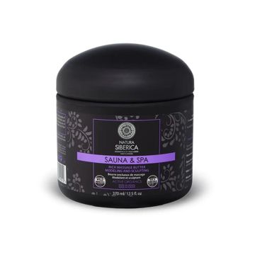 Natura Siberica Sauna&Spa Manteca Espesa De Masaje Anticelulítica , 370 ml