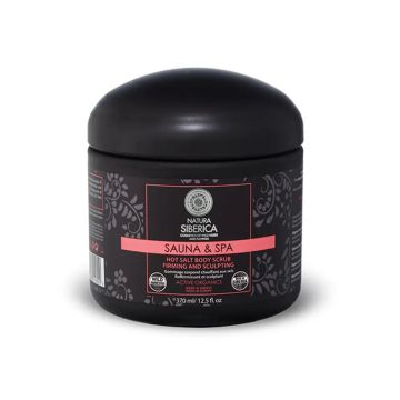 Natura Siberica Sauna&Spa Peeling Caliente Corporal A Base De Sal Reafirmante YModelador. , 370 ml