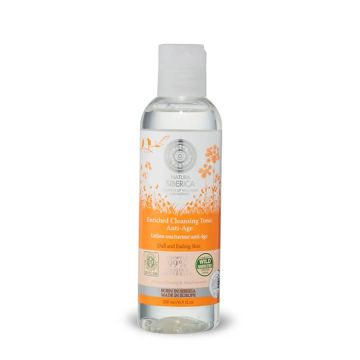 Natura Siberica Tónico Limpiador Enriquecido Antiage, Para Piel Cansada YApagada , 200 ml