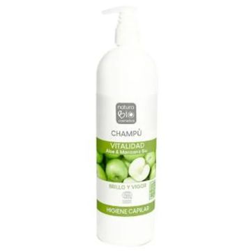 Naturabio Cosmetics Champu Vitalidad Aloe-Manzana 740Ml.