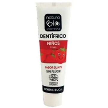 Naturabio Cosmetics Dentifrico Infantil Fresa 50Ml.