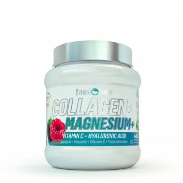 Natural Health Collagen+ Magnesium+ Protector Articular Sabor Frutos Del Bosque,400 gr