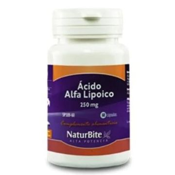 Naturbite Acido Alfa Lipoico 250Mg. 60 Cápsulas