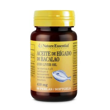 Nature Essential Aceite De Higado De Bacalao  50 perlas