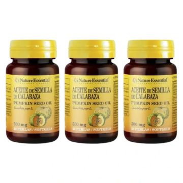 Nature Essential Aceite De Semilla De Calabaza Pack 3 x 50 perlas