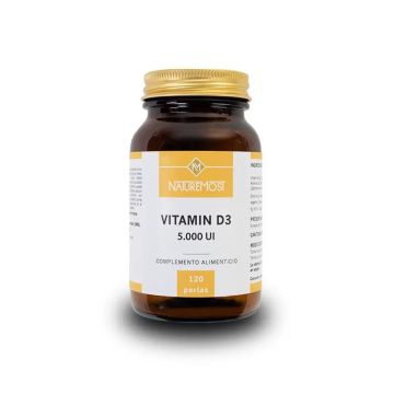 Naturemost Vitamina D3 5.000 U.I. 120 Mg , 120 perlas
