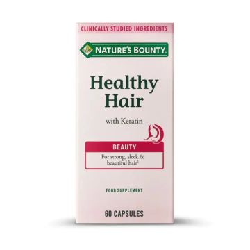 Natures Bounty Healthy Hair Complemento Alimenticio  60 cápsulas