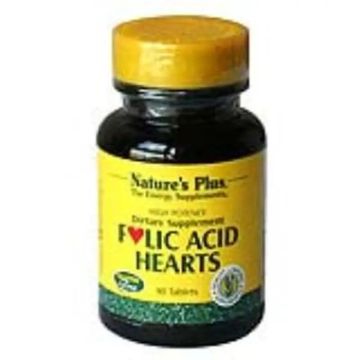 Natures Plus Acido Folico Hearts 90Comp.