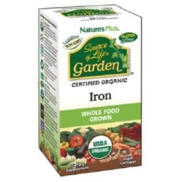 Natures Plus Garden Source Of Life Iron Hierro 30Cap.