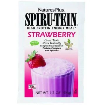 Natures Plus Spiru-Tein Fresa 34Gr.Sbrs.