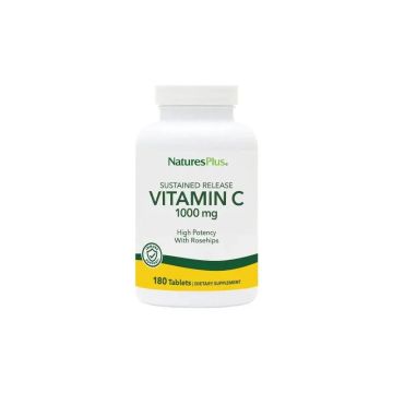 Natures Plus Vit. C 1000Mg.Con Escaramujo 180Comp.