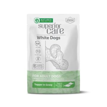 Natures Protection Sc White Dogs Adult All Beeds Atun Y Lub. 24X70Gr
