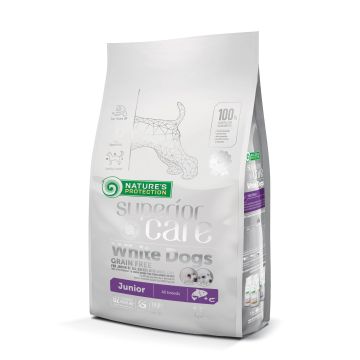 Natures Protection Superior Care White Dogs Pienso Grain Free Para Cachorros DeSalmón 1,5Kg
