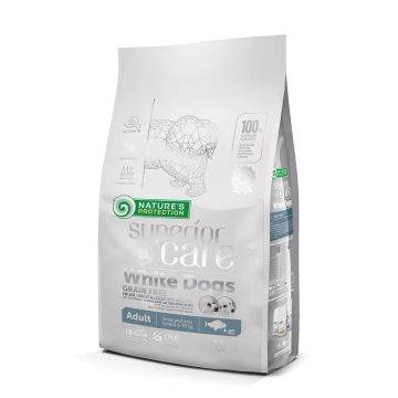 Natures Protection Superior Care White Dogs Pienso Grain Free Para PerrosAdultos Pequeños De Pescado 1,5Kg