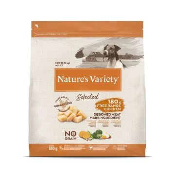 Nature'S Variety Canine Selected Adult Mini Pollo Campero 600Gr, pienso paraperros