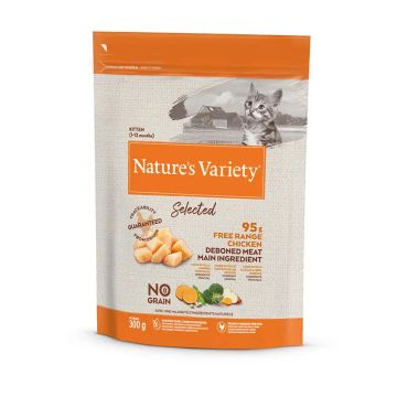 Nature'S Variety Feline Kitten Selected Pollo, 8 x 300 g, pienso para gatos