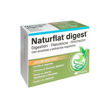 Naturflat Digestivo Complemento Alimenticio  45 capsulas