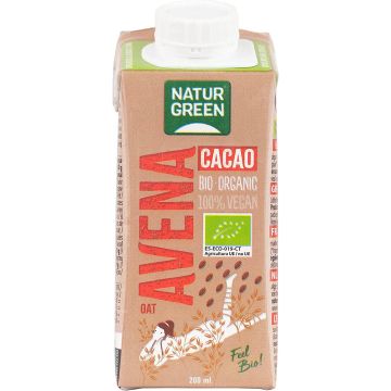 Naturgreen Bebida De Avena Con Chocolate, 200Ml