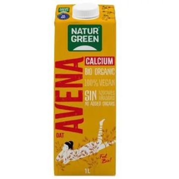 Naturgreen Bebida Vegetal De Avena Con Calcio 1Lt 6Uds.