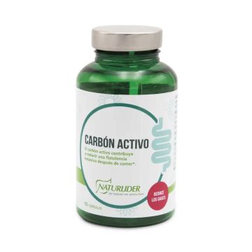 Naturlider Carbon Activo Vegetal  90 cápsulas