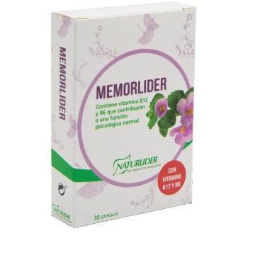 Naturlider Memorlider, 30 Cápsulas